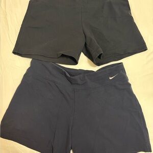 Nike Women's Nike Sport blue and black Shorts